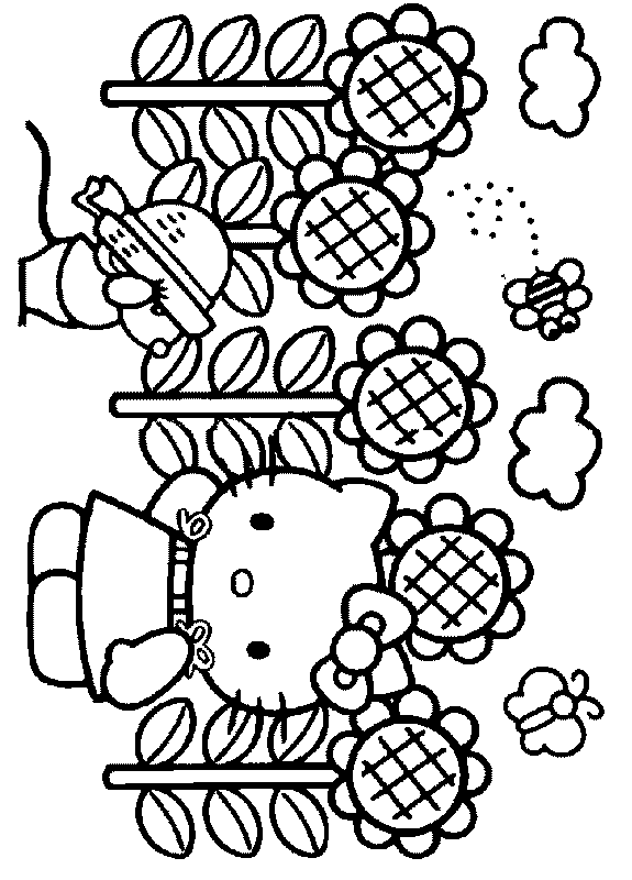 Hello Kitty kolorowanki